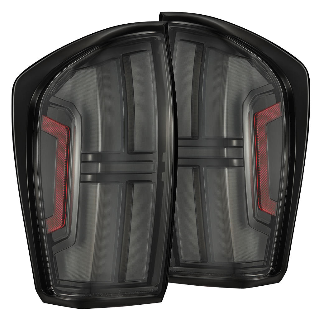 Alpharex USA Tail Light Assembly, Nova-Series, Prismatic LED, Clear Polycarbonate Lens, Black Polypropylene Housing – 680082
