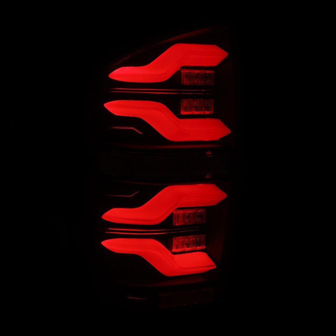 Alpharex USA Tail Light Assembly, Luxx-Series, LED, Smoke Lens, Black Housing – 680090
