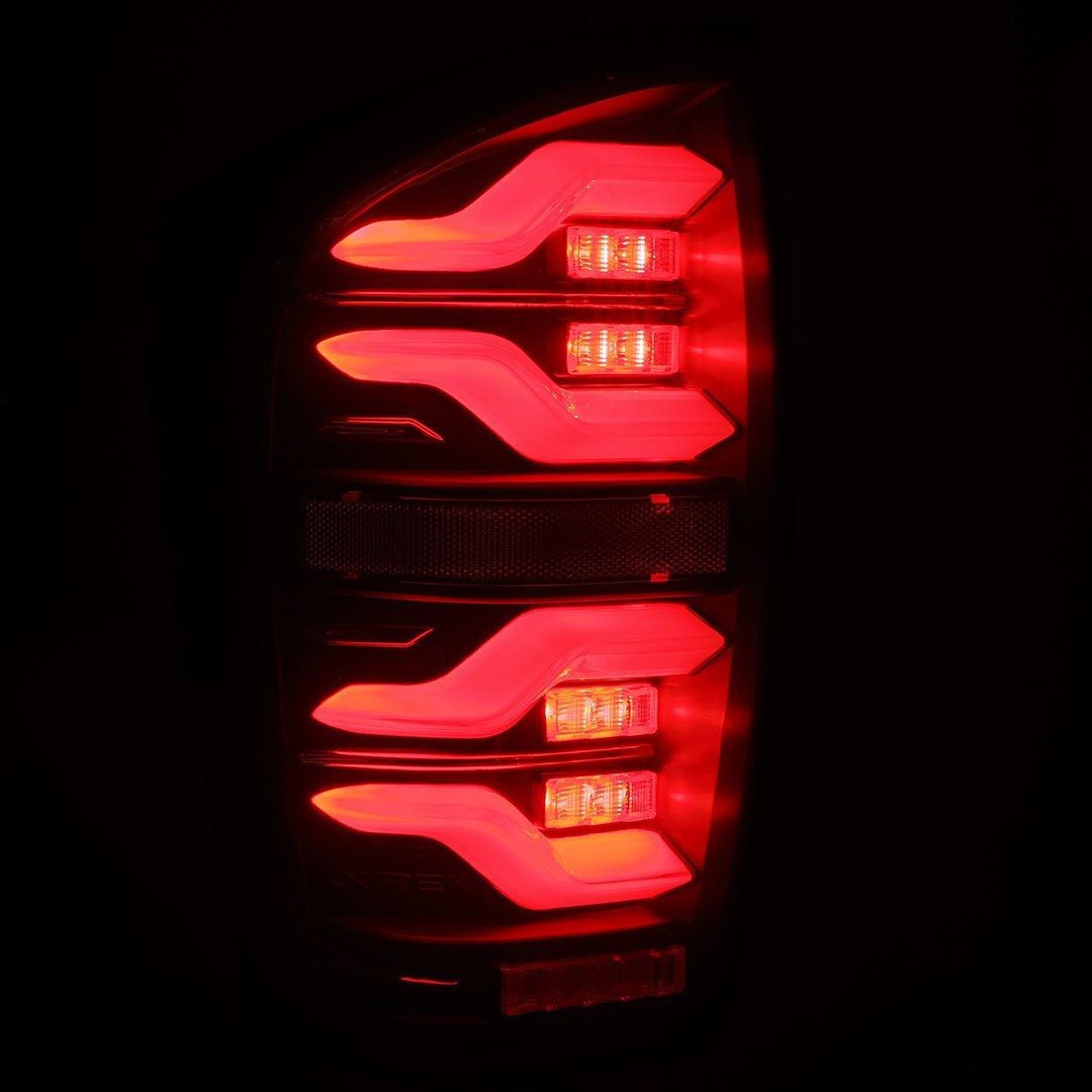 Alpharex USA Tail Light Assembly, Luxx-Series, LED, Smoke Lens, Black Housing – 680090