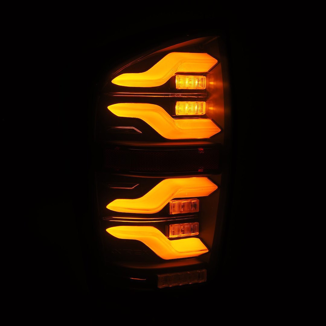 Alpharex USA Tail Light Assembly, Luxx-Series, LED, Smoke Lens, Black Housing – 680090