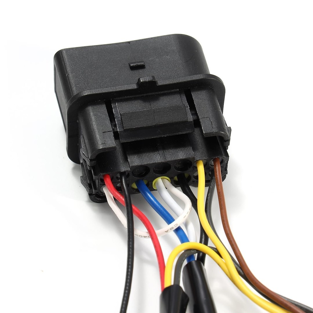 Alpharex USA Headlight Wiring Harness, For Use with Alpharex Projector Headlights, For Use with LED/ Halogen Bulbs, Set of 2 – 810003