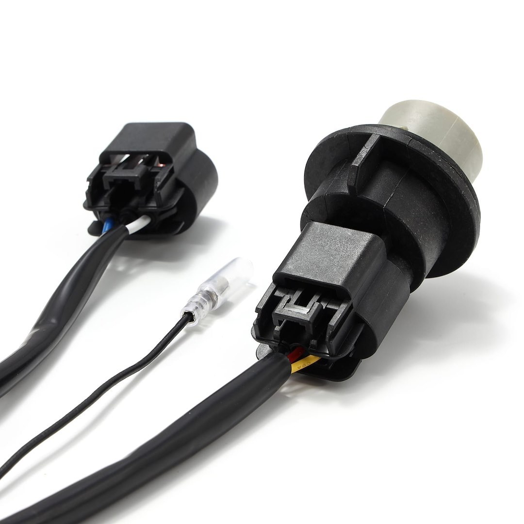 Alpharex USA Headlight Wiring Harness, For Use with Alpharex Projector Headlights, For Use with LED/ Halogen Bulbs, Set of 2 – 810003