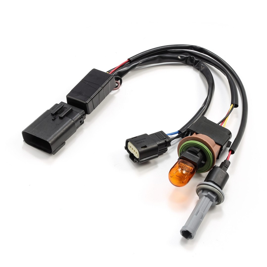 Alpharex USA Headlight Wiring Harness, For Use with Alpharex Projector Headlights, For Use with LED/ Halogen Bulbs, Set of 2 – 810006
