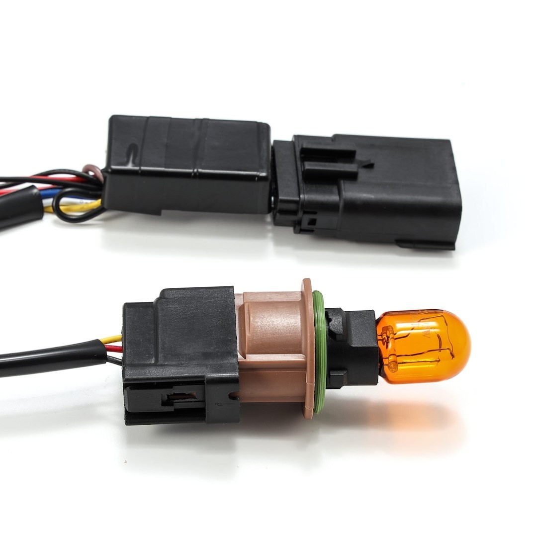 Alpharex USA Headlight Wiring Harness, For Use with Alpharex Projector Headlights, For Use with LED/ Halogen Bulbs, Set of 2 – 810006