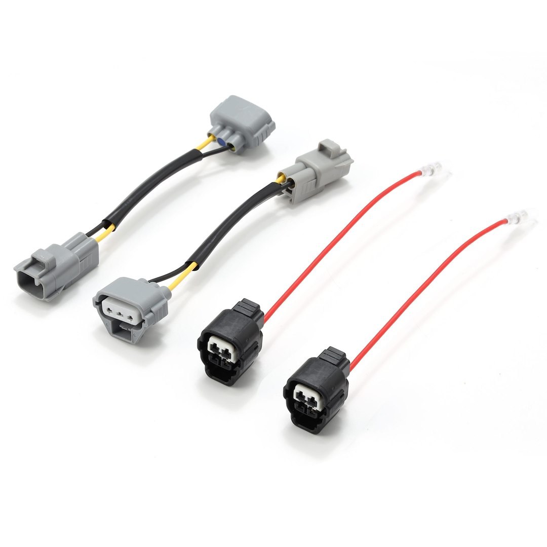 Alpharex USA Headlight Wiring Harness, For Use with Alpharex Projector Headlights, For Use with LED Bulbs, Set of 2 – 810014