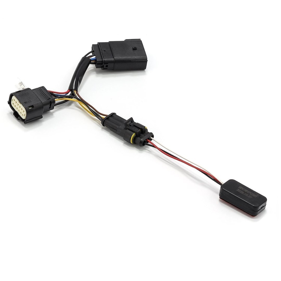 Alpharex USA Headlight Wiring Harness, For Use with Alpharex Projector Headlights, For Use with LED/ Halogen Bulbs, Set of 2 – 810016