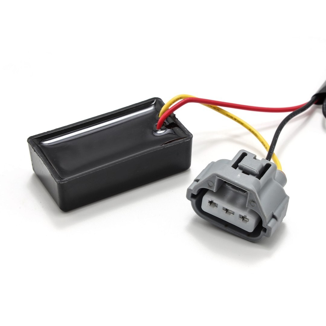 Alpharex USA Headlight Wiring Harness, For Use with Alpharex Projector Headlights, For Use with LED Bulbs, Set of 2 – 810018
