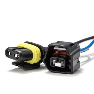 Alpharex USA Headlight Wiring Harness, For Use with Alpharex Projector Headlights, For Use with LED/ Halogen Bulbs, Set of 2 – 810020