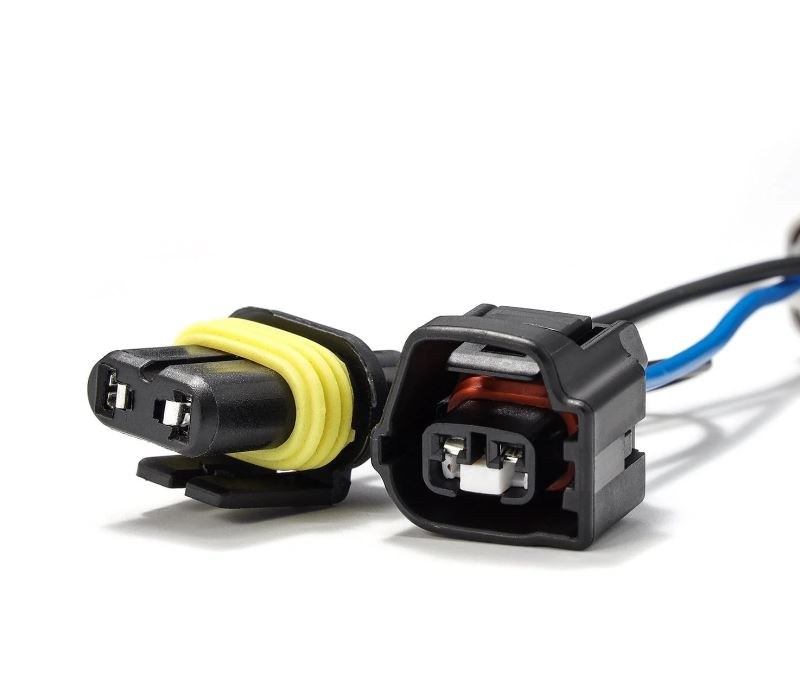 Alpharex USA Headlight Wiring Harness, For Use with Alpharex Projector Headlights, For Use with LED/ Halogen Bulbs, Set of 2 – 810020