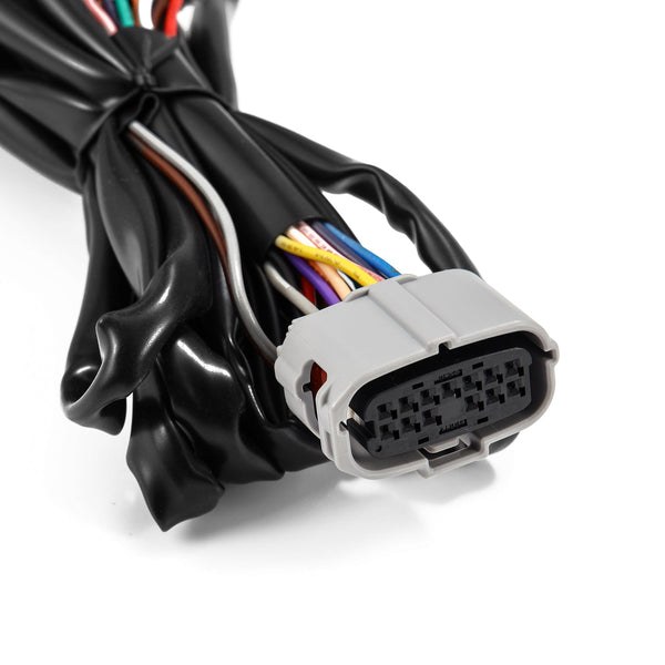 Alpharex USA Headlight Wiring Harness, For Use with Alpharex Luxx-Series/ Nova-Series Reflector Headlights, For Use with LED Bulbs, Set of 2 – 810029