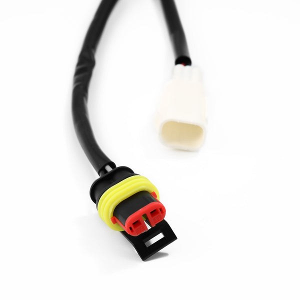 Alpharex USA Headlight Wiring Harness, For Use with Alpharex Luxx-Series/ Nova-Series Reflector Headlights, For Use with LED Bulbs, Set of 2 – 810029