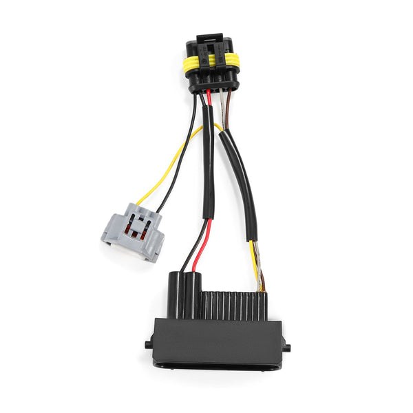 Alpharex USA Headlight Wiring Harness, For Use with Alpharex Luxx-Series/ Nova-Series Projector Headlights, For Use with LED Bulbs, Set of 2 – 810030