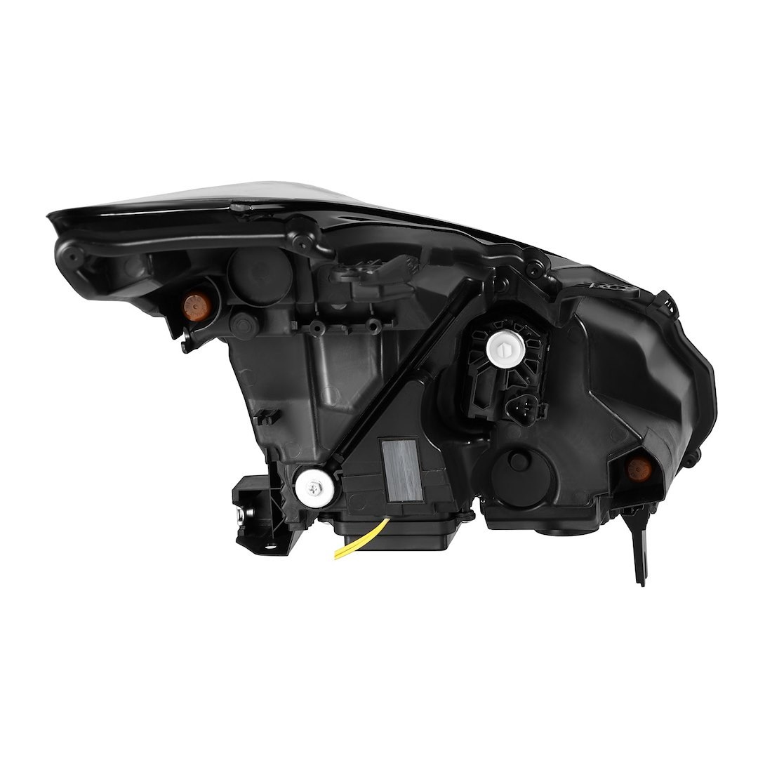 Alpharex USA Headlight Assembly, Nova-Series, Projector Beam with White/ Amber Daytime Running Light and Amber Sequential Turn Signal Light – 880359