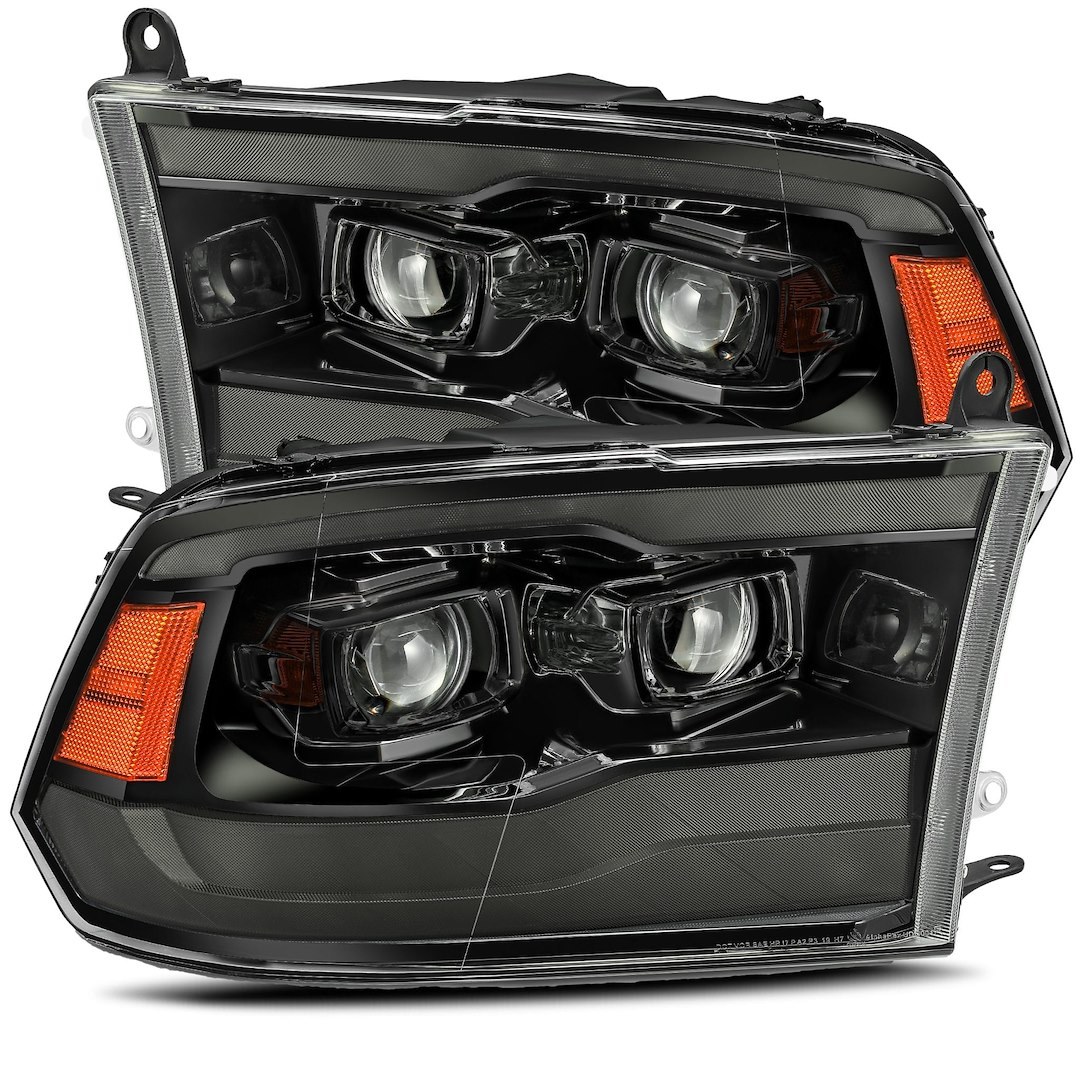 Alpharex USA Headlight Assembly, Luxx-Series, LED Bulb, Projector Beam with Daytime Running Light/ Sequential Signal – 880540
