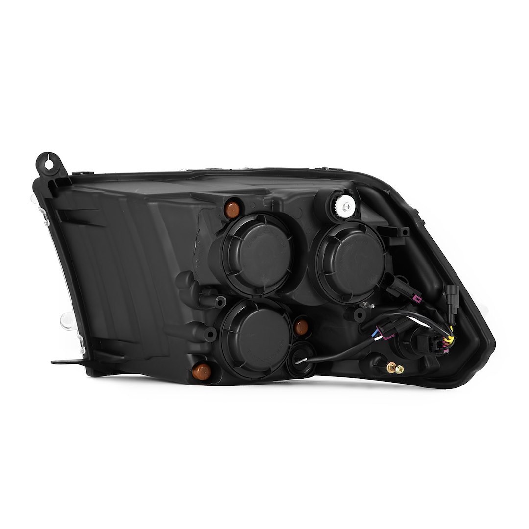 Alpharex USA Headlight Assembly, Luxx-Series, LED Bulb, Projector Beam with Daytime Running Light/ Sequential Signal – 880560