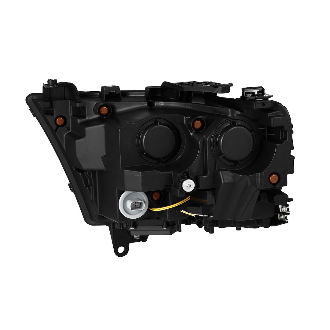 Alpharex USA Headlight Assembly, Nova-Series, Projector Beam with White/ Amber Daytime Running Light and Sequential Turn Signal – 880577