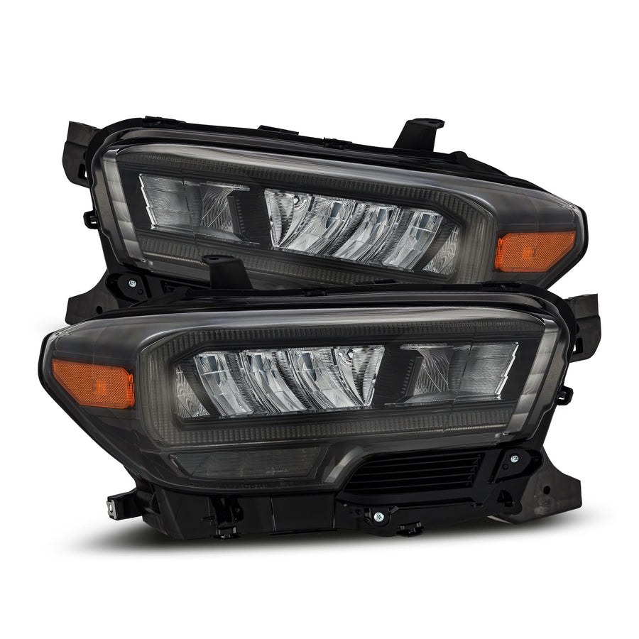 Alpharex USA Headlight Assembly, Luxx-Series, Crystal Beam with White Daytime Running Light/ Sequential Amber Turn Signal Light – 880702