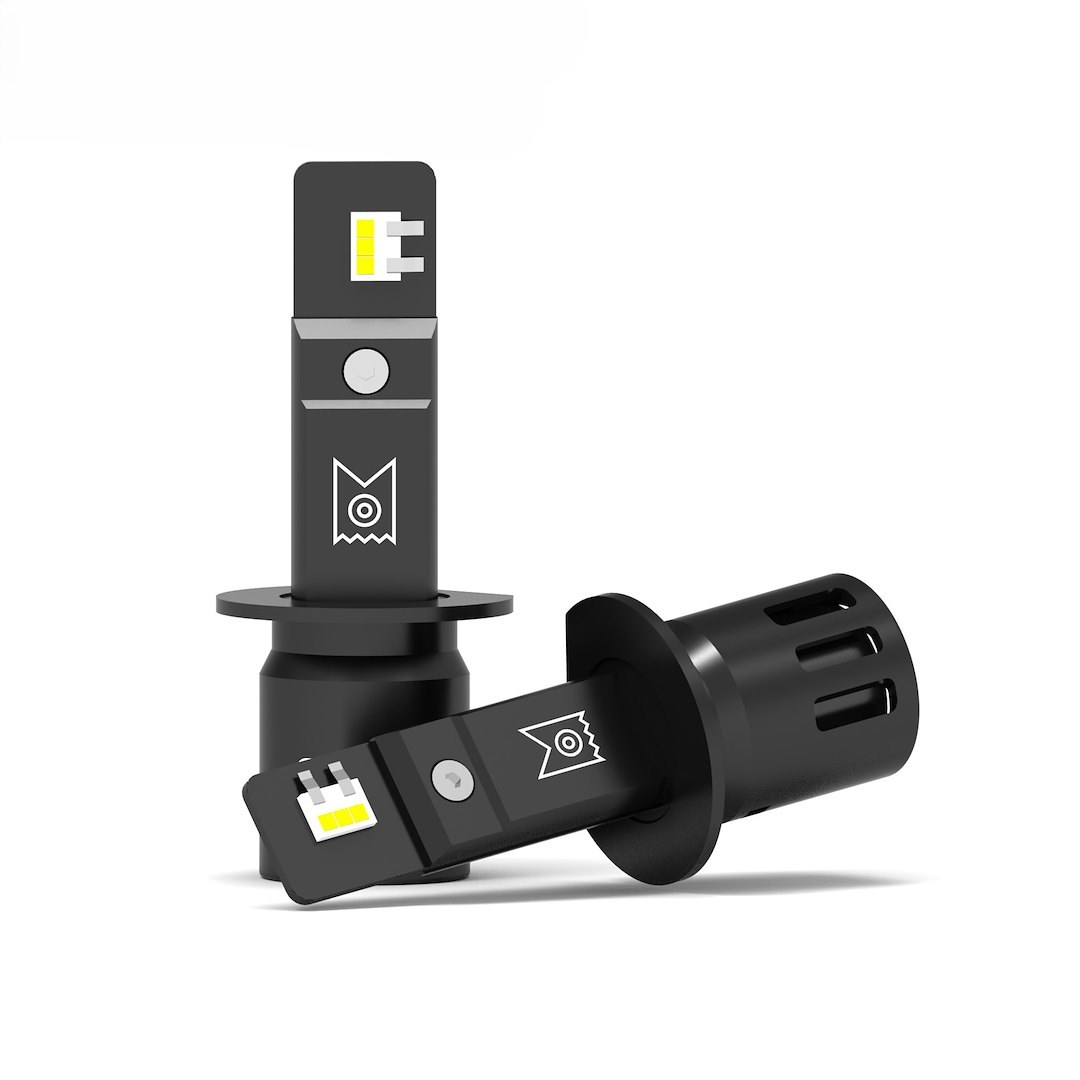 Arc Lighting Driving/ Fog Light Bulb, Tiny Monster Concept Series, H1, LED, 18 Watt, Fog Beam, 6000 Lumens, 6500K Light Color Temperature – 21011