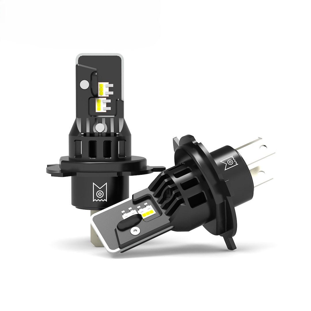 Arc Lighting Driving/ Fog Light Bulb, Tiny Monster Concept Series, H4, LED, 18 Watt, Fog Beam, 6000 Lumens, 6500K Light Color Temperature – 21041