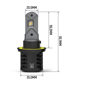 Arc Lighting Headlight Bulb, Tiny Monster Concept Series, H13, LED Bulb, 25 Watt, 9 to 40 Volt, 6000 Lumens, 6500K Light Color Temperature – 21131