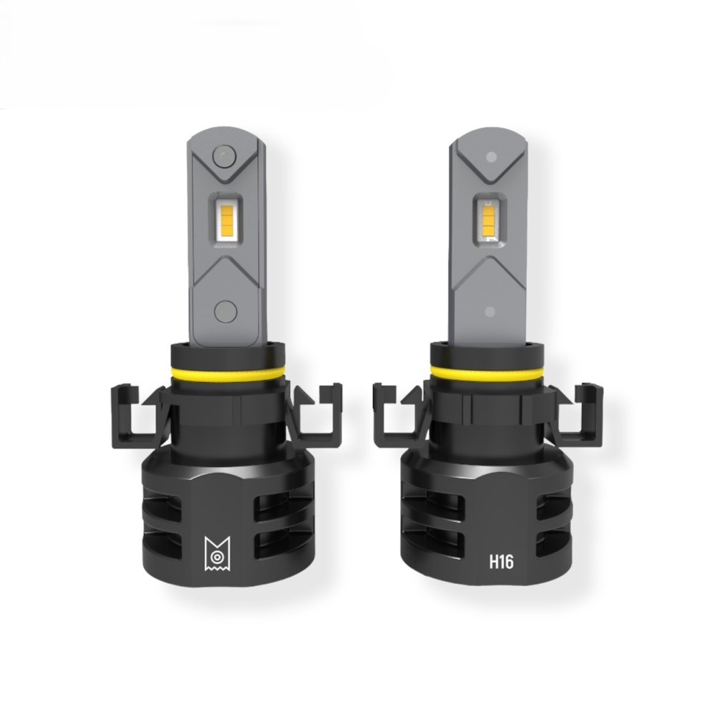 Arc Lighting Daytime Running Light Bulb – LED, Tiny Monster Concept Series, H16/5202 LED, 6500K, 6000 Lumens, 18 Watt Per Bulb – 21161