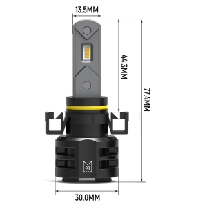 Arc Lighting Daytime Running Light Bulb – LED, Tiny Monster Concept Series, H16/5202 LED, 6500K, 6000 Lumens, 18 Watt Per Bulb – 21161