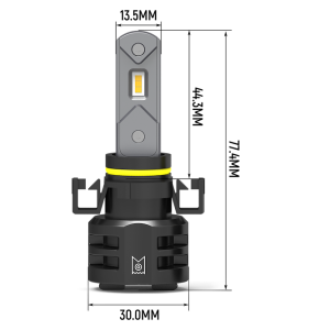 Arc Lighting Turn Signal Light Bulb – LED, Tiny Monster Concept Series, PSX24W LED, 6500K, 6000 Lumens, 18 Watt Per Bulb, 7.5 to 16 Volt DC – 21241