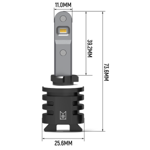 Arc Lighting Driving/ Fog Light Bulb, Tiny Monster Concept Series, 880/ 881, LED, 18 Watt, Fog Beam, 6000 Lumens – 21801