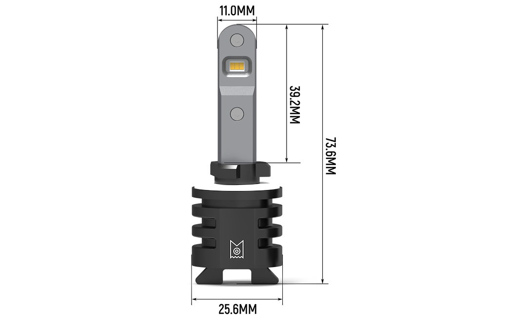 Arc Lighting Driving/ Fog Light Bulb, Tiny Monster Concept Series, 880/ 881, LED, 18 Watt, Fog Beam, 6000 Lumens – 21801