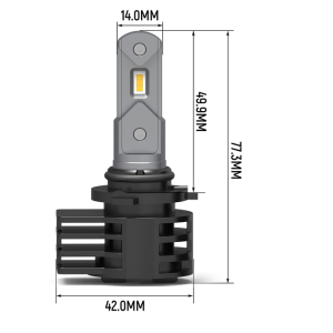 Arc Lighting Headlight Bulb, Tiny Monster Concept Series, 9006, LED Bulb, 18 Watt, 7.5 to 16 Volt, 6000 Lumens, 6500K Light Color Temperature – 21961