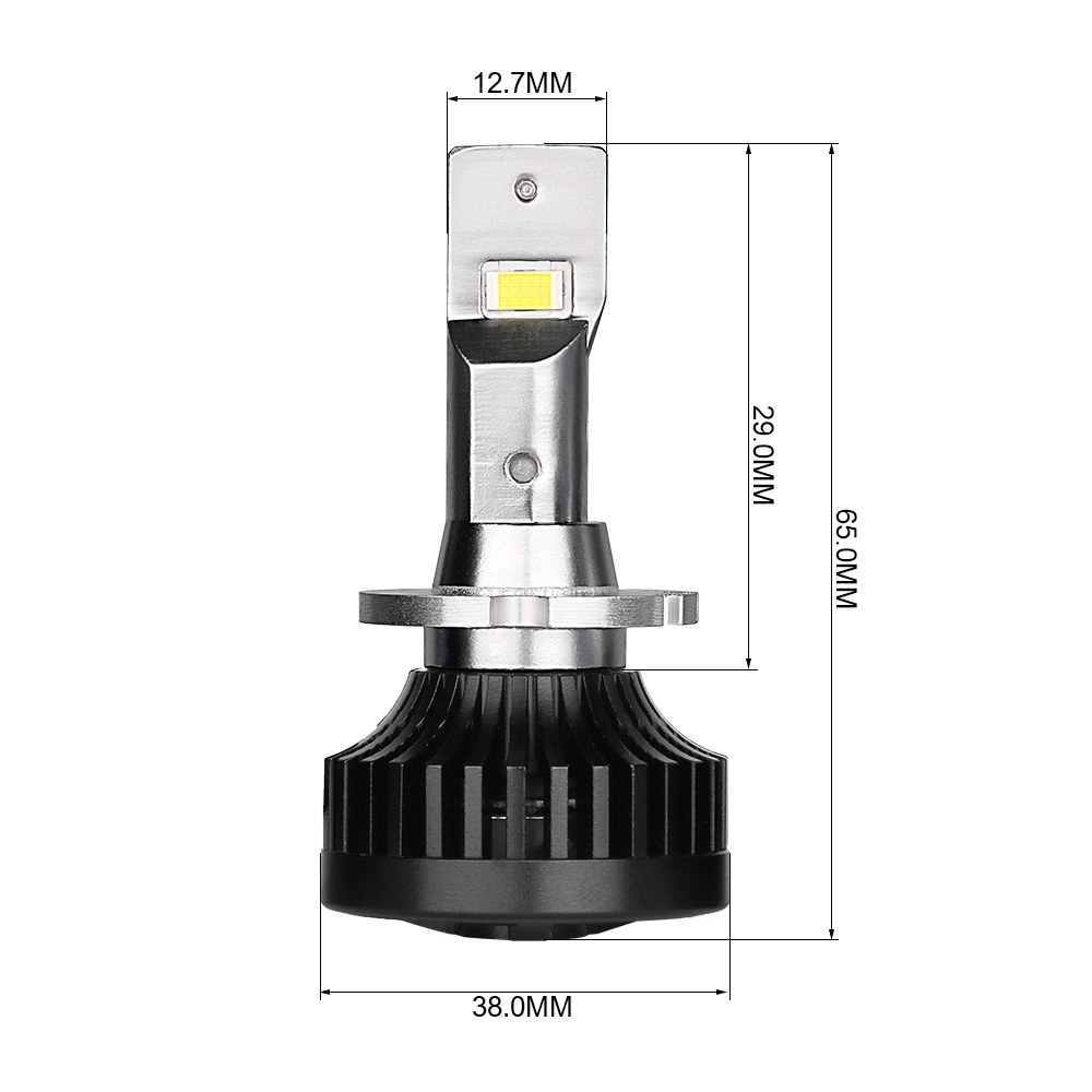 Arc Lighting Headlight Bulb, Tiny Monster Xtreme Series, D2, LED Bulb, 45 Watt, 9 to 16 Volt, Cool White Beam Color, 10000 Lumens – 22D21