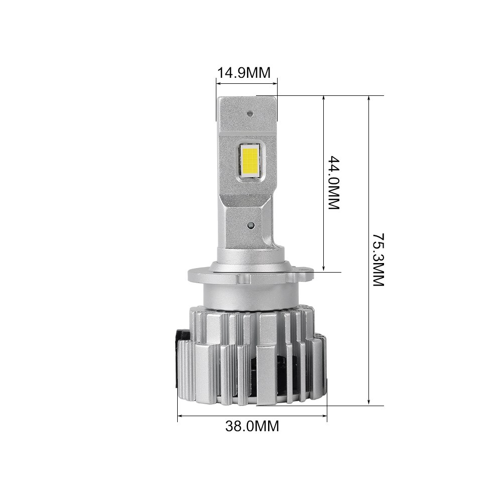 Arc Lighting Headlight Bulb, Tiny Monster Xtreme Series, D4, LED Bulb, 45 Watt, 9 to 16 Volt, Cool White Beam Color, 10000 Lumens – 22D41