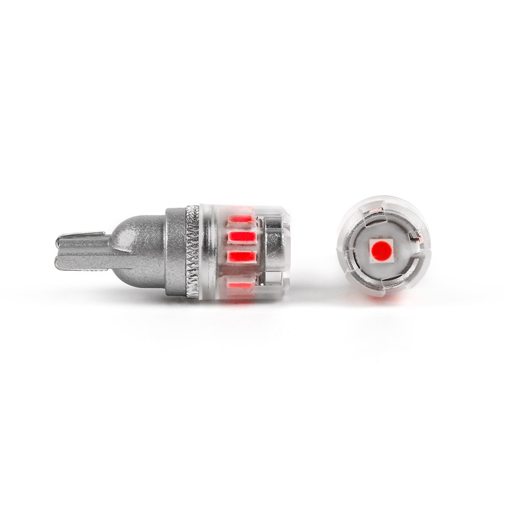 Arc Lighting Side Marker Light Bulb – LED, Tiny Monster Eco Series, 194 Philips 3020 High Power LED, Red, 600 Lumens, 9 to 18 Volt DC – 3110R