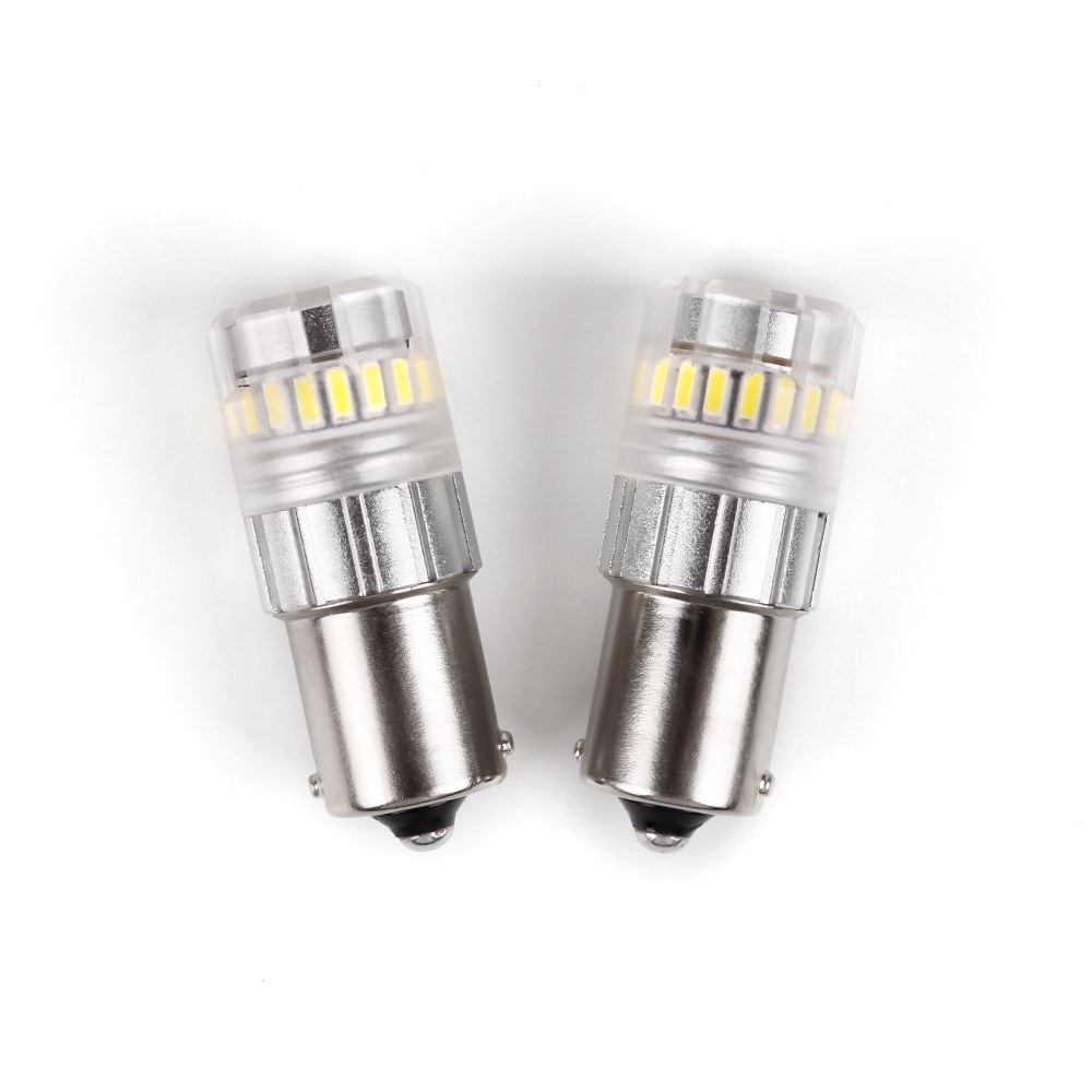 Arc Lighting Turn Signal Light Bulb – LED, Tiny Monster Eco Series, 1156 Philips 3020 High Power LED, White, 600 Lumens, 9 to 18 Volt DC – 3116W