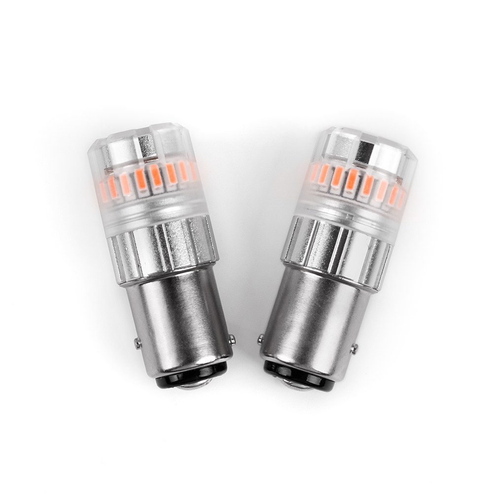 Arc Lighting Turn Signal Light Bulb – LED, Tiny Monster Eco Series, 1157 Philips 3020 High Power LED, Amber, 600 Lumens, 9 to 18 Volt DC – 3117A