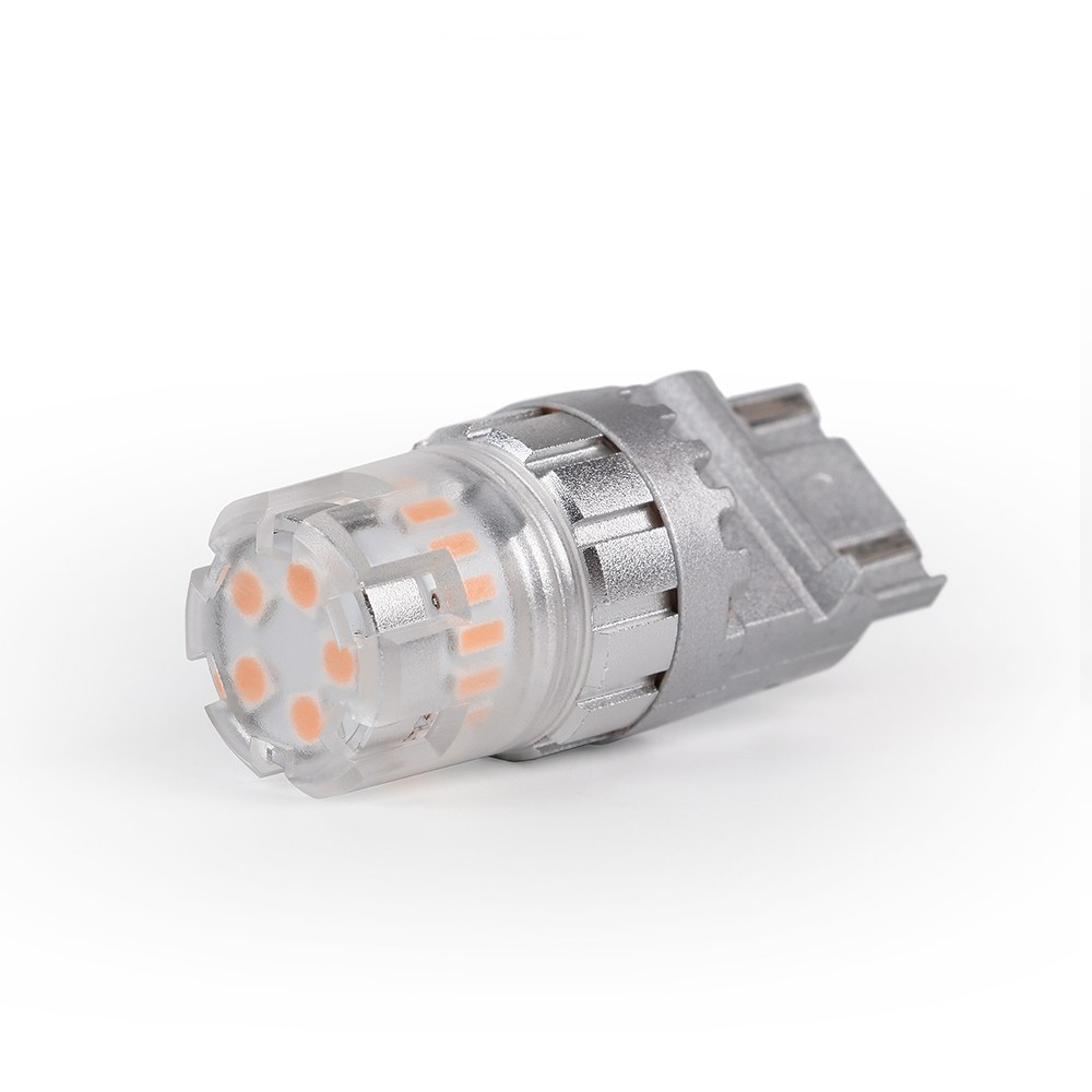 Arc Lighting Tail Light Bulb, Eco Series, WT21W Philips 3020 High Power LED, Amber, 600 Lumens, 9 to 16 Volt DC, Set of 2 – 3121A
