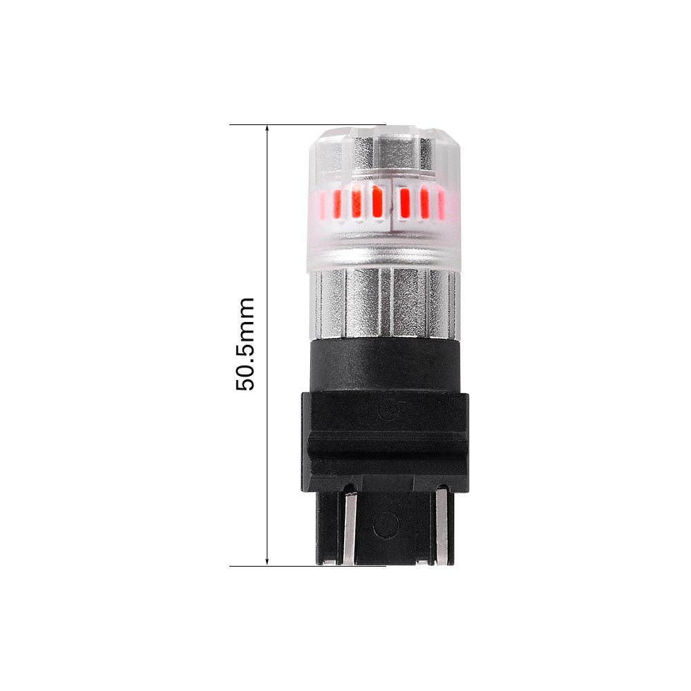 Arc Lighting Tail Light Bulb, Eco Series, WT21W Philips 3020 High Power LED, Red, 600 Lumens, 9 to 16 Volt DC, Set of 2 – 3121R