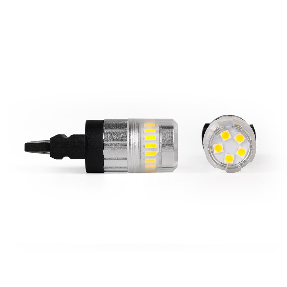 Arc Lighting Tail Light Bulb, Eco Series, WT21W Philips 3020 High Power LED, White, 600 Lumens, 9 to 16 Volt DC, Set of 2 – 3121W