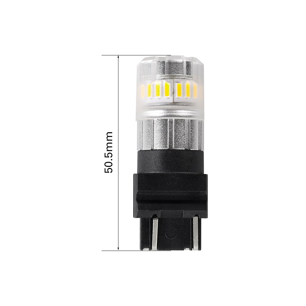 Arc Lighting Tail Light Bulb, Eco Series, WT21W Philips 3020 High Power LED, White, 600 Lumens, 9 to 16 Volt DC, Set of 2 – 3121W