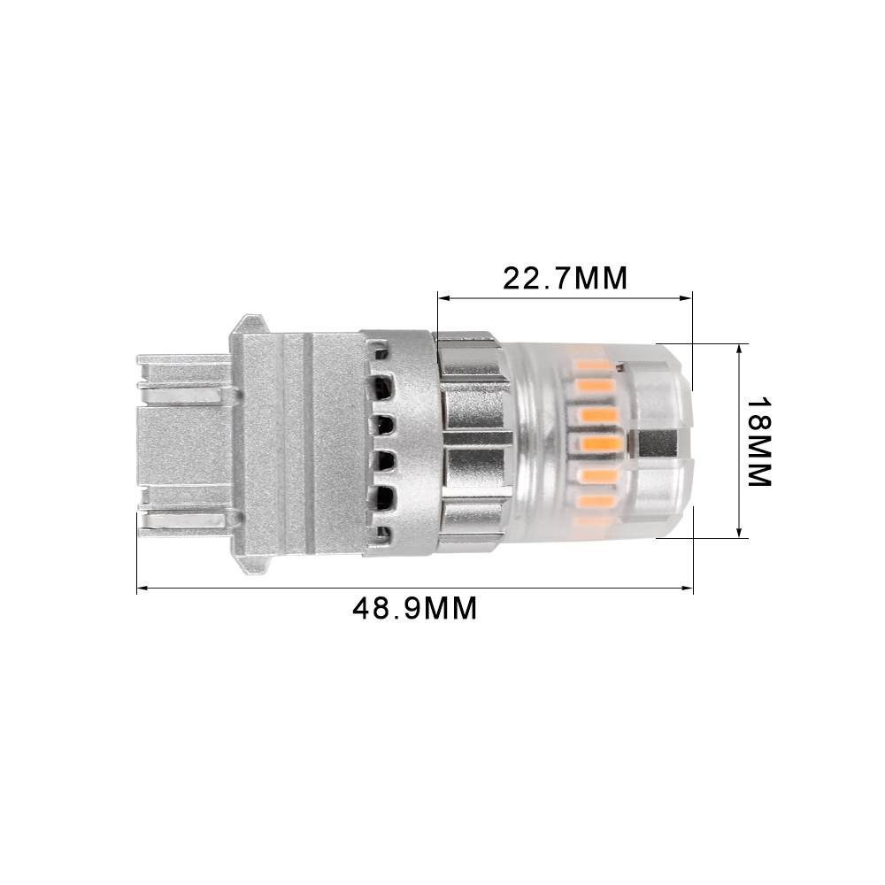 Arc Lighting Turn Signal Light Bulb – LED, Tiny Monster Eco Series, 3156/3157 Philips 3020 High Power LED, Amber, 600 Lumens, 9 to 18 Volt DC – 3137A