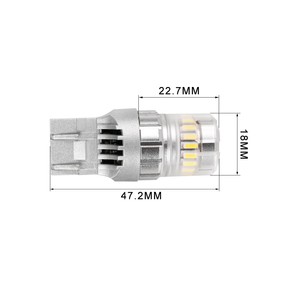 Arc Lighting Tail Light Bulb – LED, Tiny Monster Eco Series, 7440/7443 Philips 3020 High Power LED, White, 600 Lumens, 9 to 18 Volt DC – 3173W