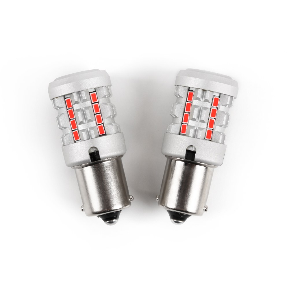 Arc Lighting Turn Signal Light Bulb – LED, Tiny Monster Smart Series, 1156 Philips 3020 High Power LED, Red, 1000 Lumens, 9 to 18 Volt DC – 3216R