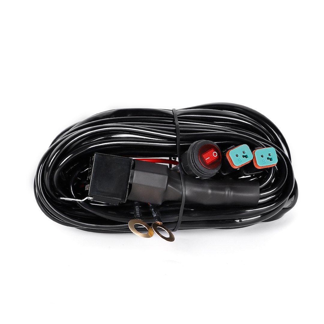 Arc Lighting Headlight Wiring Harness, Tiny Monster, For LED Lamps, 2 Outputs, 180 Watt 90 Watt Per Side – 84002