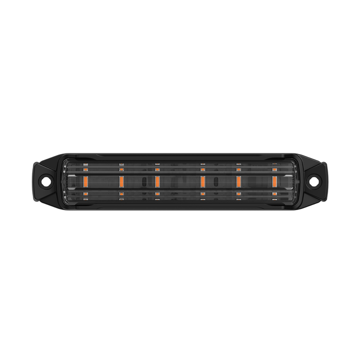 Arc Lighting Warning Light, 4.9 Inch Length X 0.79 Inch Width X 0.94 Inch Height, Mini Bar, Strobe, Clear Polycarbonate Lens – BB6010A