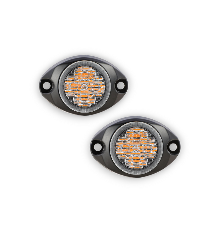 Arc Lighting Warning Light, Work Pod, 1.46 Inch Height X 2.1 Inch Width X 0.67 Inch Depth, Round Light, Surface Mount, Strobe – BB6120A