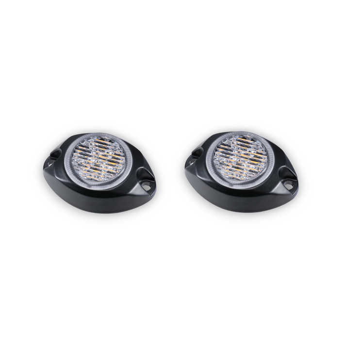 Arc Lighting Warning Light, Work Pod, 1.46 Inch Height X 2.1 Inch Width X 0.67 Inch Depth, Round Light, Surface Mount, Strobe – BB6120W