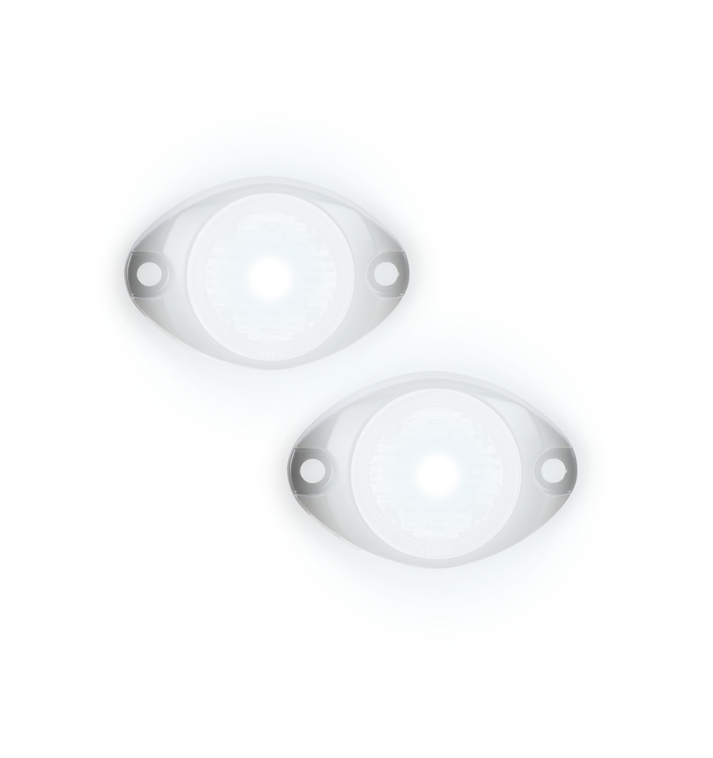 Arc Lighting Warning Light, Work Pod, 1.46 Inch Height X 2.1 Inch Width X 0.67 Inch Depth, Round Light, Surface Mount, Strobe – BB6120W