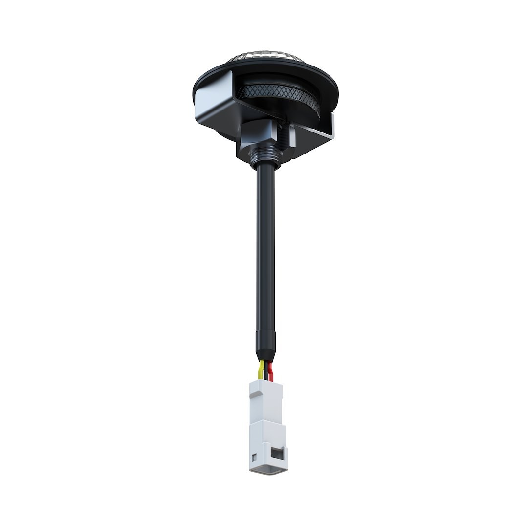 Arc Lighting Warning Light, Work Pod, 2 Inch Diameter, Round Light, Surface Mount, Strobe, Clear Polycarbonate Lens – BB6122B