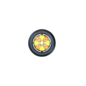 Arc Lighting Warning Light, Work Pod, 2 Inch Diameter, Round Light, Surface Mount, Strobe, Clear Polycarbonate Lens – BB6122B
