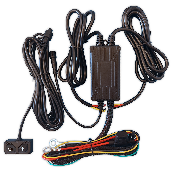 Arc Lighting Warning Light Wiring Harness, Used with Xtreme Bar Pro and Dual-Color Work Pod Task Lights, 2 Outputs Link Up to 4 LED Lights – BB84042